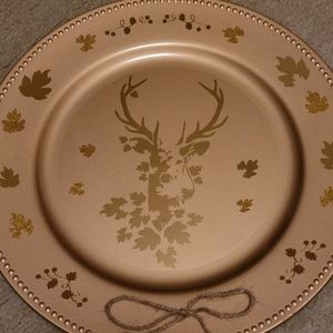 Gold Deer Plate